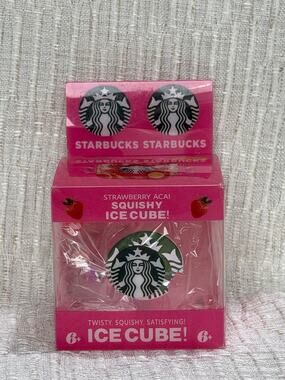 Starbucks Strawberry Açaí Lemonade Pink Viral Squishy Toy Fidget Stress Sensory